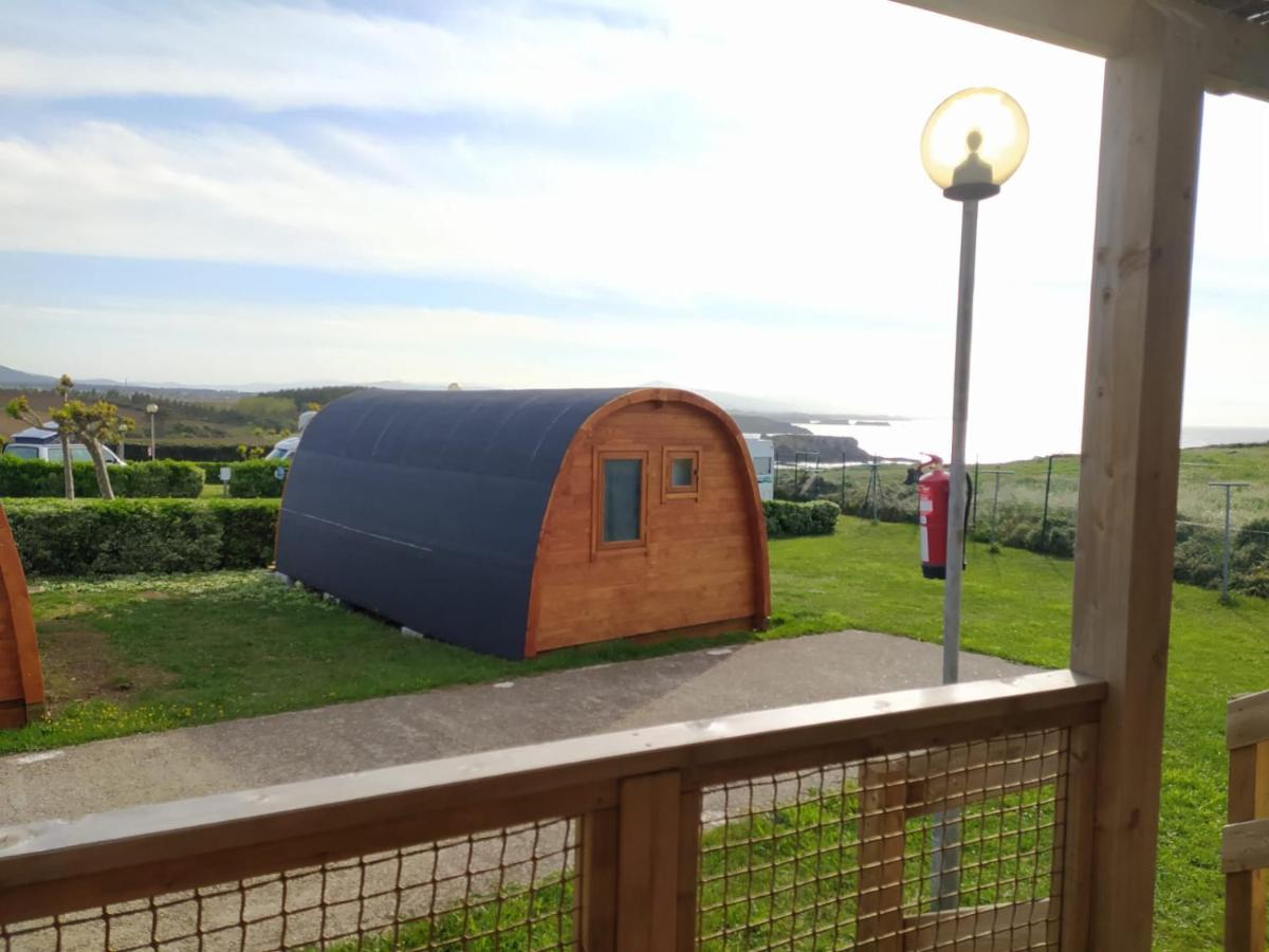 Bungalow 3 Personas - Camping Playa De Tapia Tapia De Casariego Εξωτερικό φωτογραφία